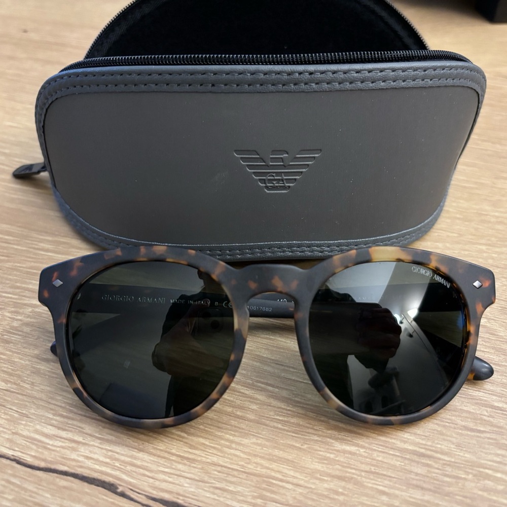 Giorgio Armani Brown Tortoise Sunglasses